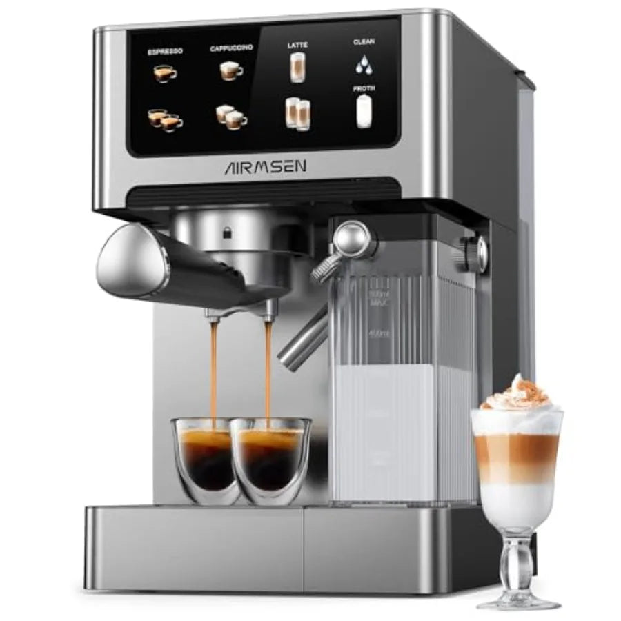 Bar Espresso Machine with Automatic Milk Frother for Home Coffee Maker Quick Brew