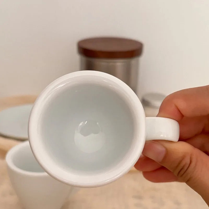 Porcelain Espresso Cup Set 50ml Cappuccino Coffee Mugs express Shots