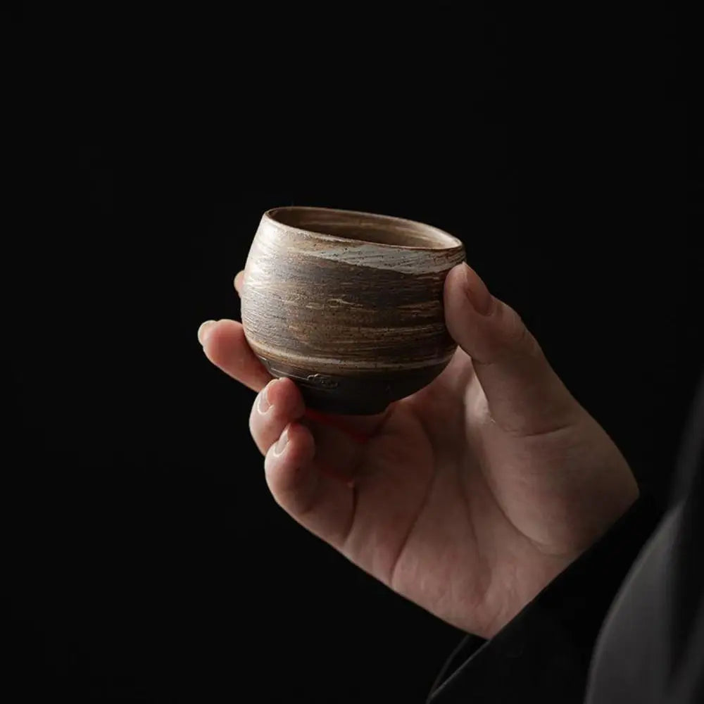Household Japanese Stoneware Tea Cup Ancient Style 80ml Master Cup
