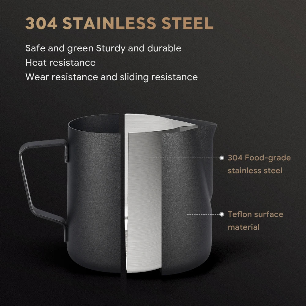 Milk Jugs Stainless Steel Milk Craft Milk Frothing Pitcher Coffee Latte Frothing Art