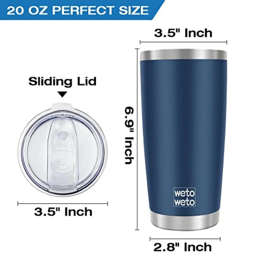 Tumbler Stainless Steel Vacuum Insulated Coffee Travel Mug Double Wall Powder Mug