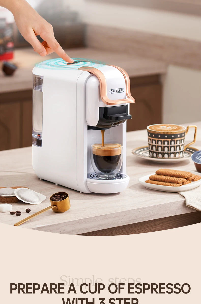 CAFELFFE MK-603 Capsule Coffee Machine Hot Cold Brew Espresso Maker