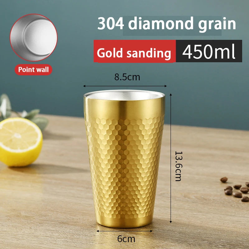Beer Cup Coffee Cup Korean Cup Diamond Hammer Outdoor Camping Water Cup