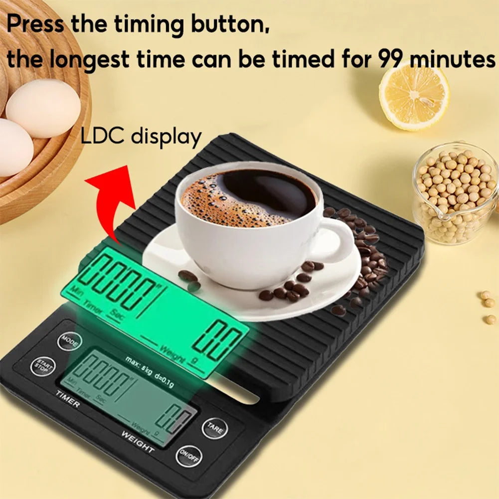 Electronic Drip Coffee Measuring Drip Coffee Scale with Timer
