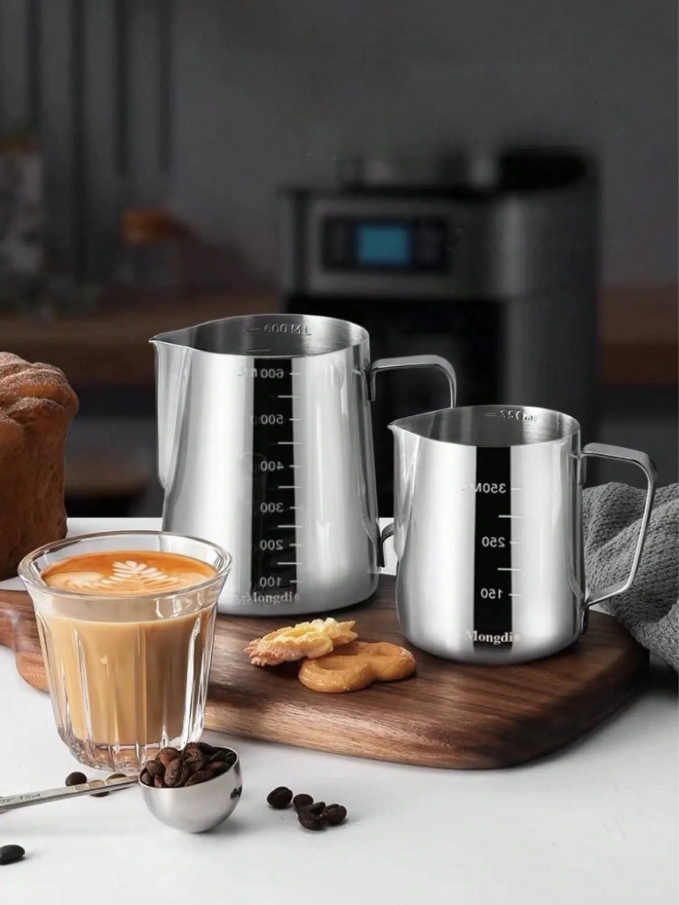 Milk Frothing Pitcher Espresso Steaming Pitchers Stainless Steel Milk Steamer Cup