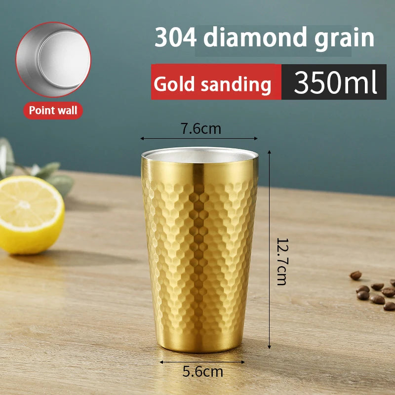 Beer Cup Coffee Cup Korean Cup Diamond Hammer Outdoor Camping Water Cup