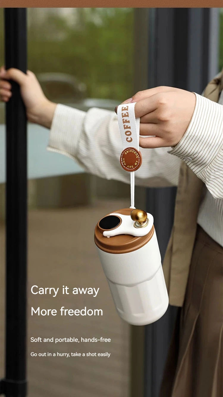 Stainless Steel Thermo Water Bottle LED Temperature Display Coffee cup