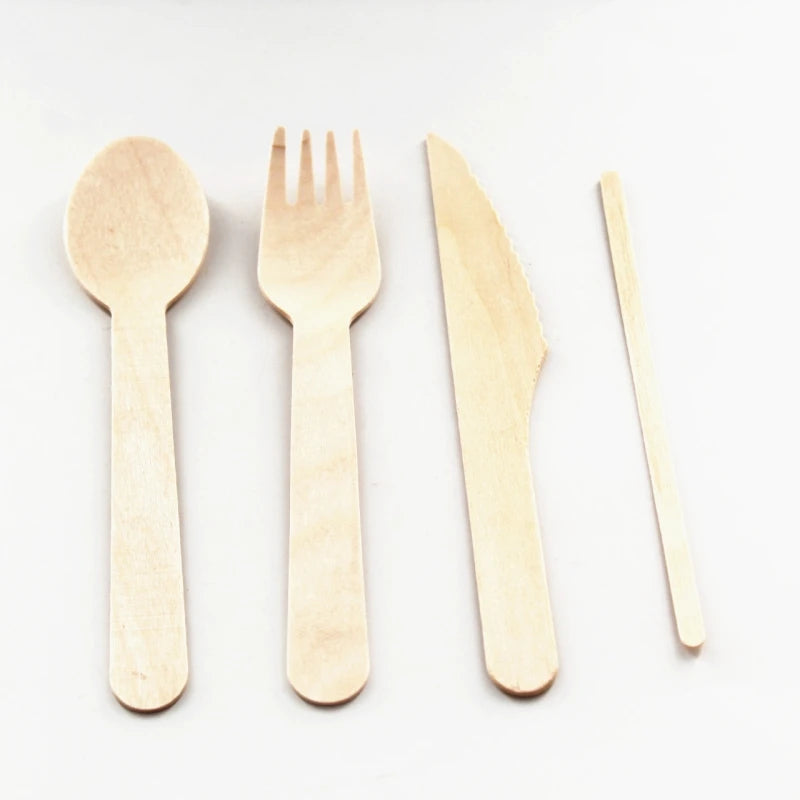 Disposable Wooden Home Use Coffee Stirrers Hot Cold Drinking Stir Beverage
