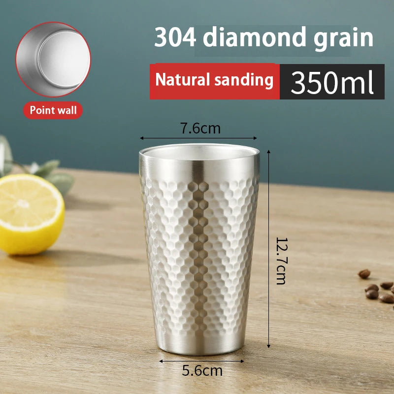 Beer Cup Coffee Cup Korean Cup Diamond Hammer Outdoor Camping Water Cup