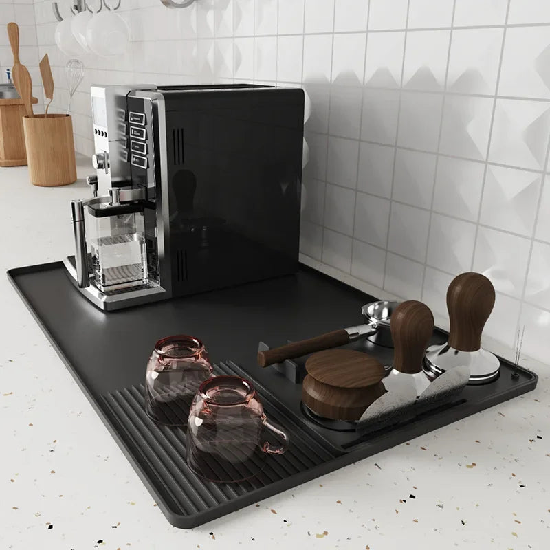 Silicone Coffee Tamper Mat Espresso Distributor Station Portafilter Silicone Pad