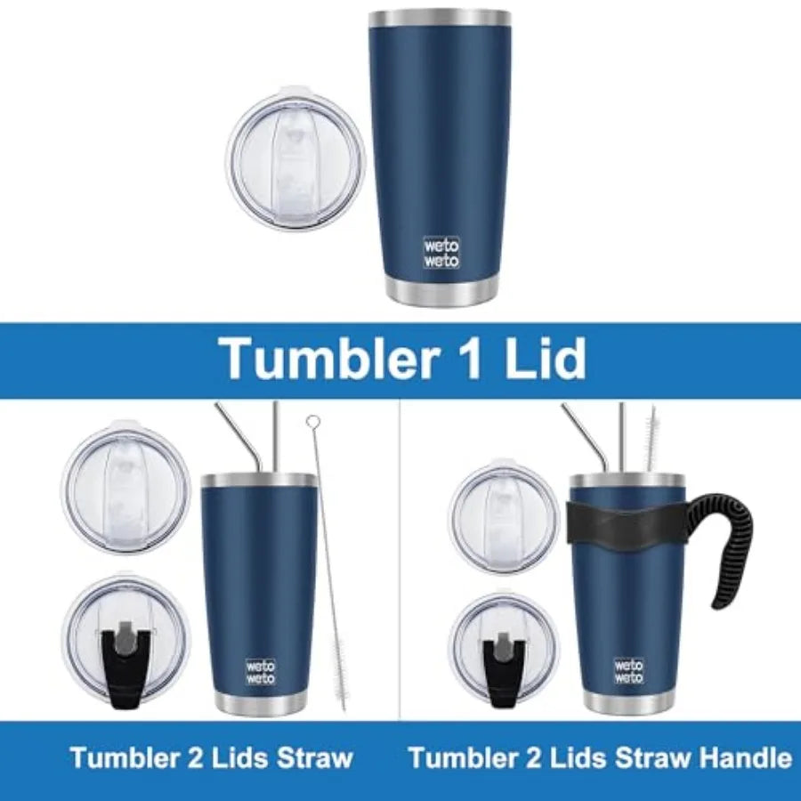 Tumbler Stainless Steel Vacuum Insulated Coffee Travel Mug Double Wall Powder Mug