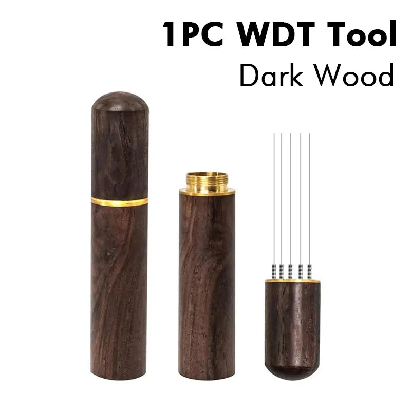 Coffee Needle Distributor Coffee Powder Stirrer Wood Handle Espresso Stirrer