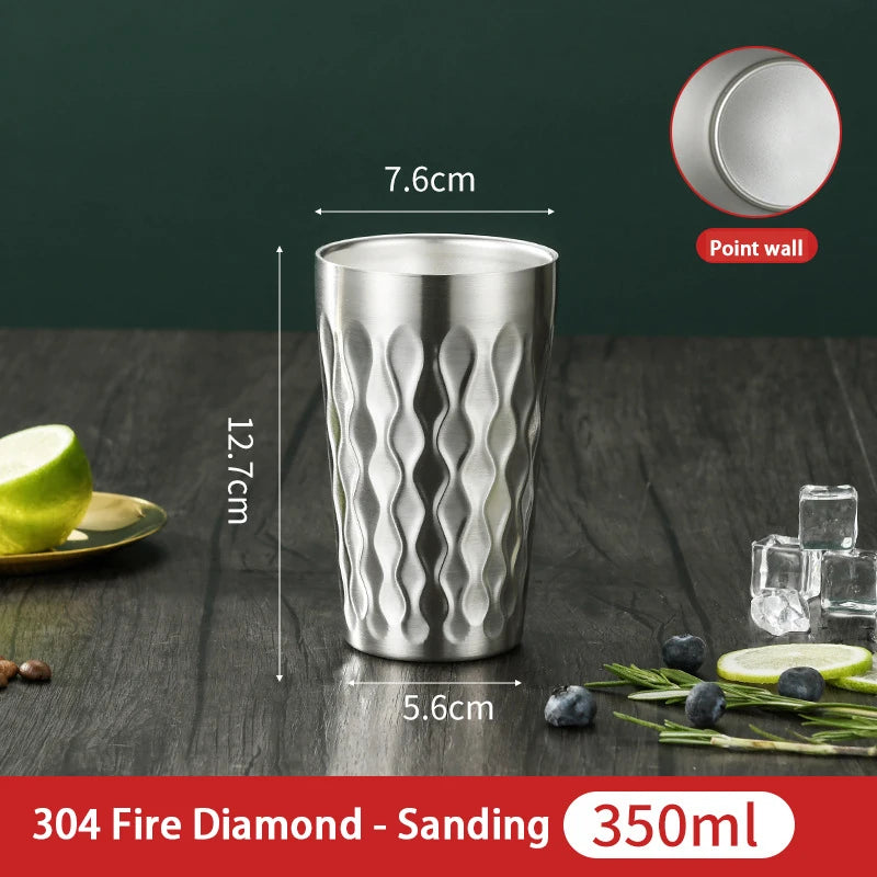 Beer Cup Coffee Cup Korean Cup Diamond Hammer Outdoor Camping Water Cup