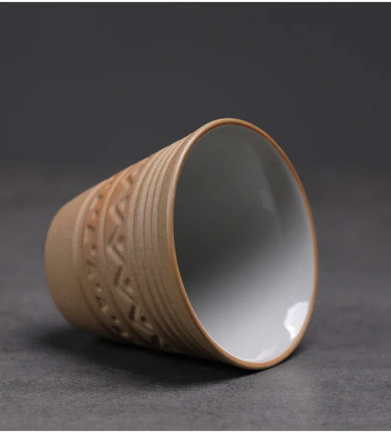 Coffee Cup Small Vintage Coarse Ceramic Concentrated Latte Cup Ceramic Tea Cup