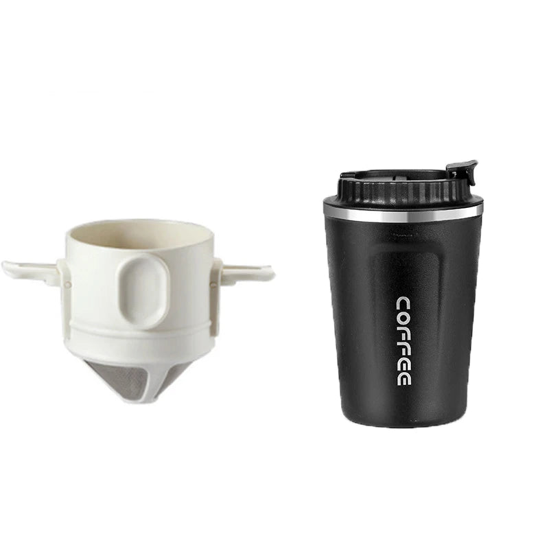 304 Stainless Steel Portable Coffee Filter Drip Coffee Tea Holder Reusable Mug