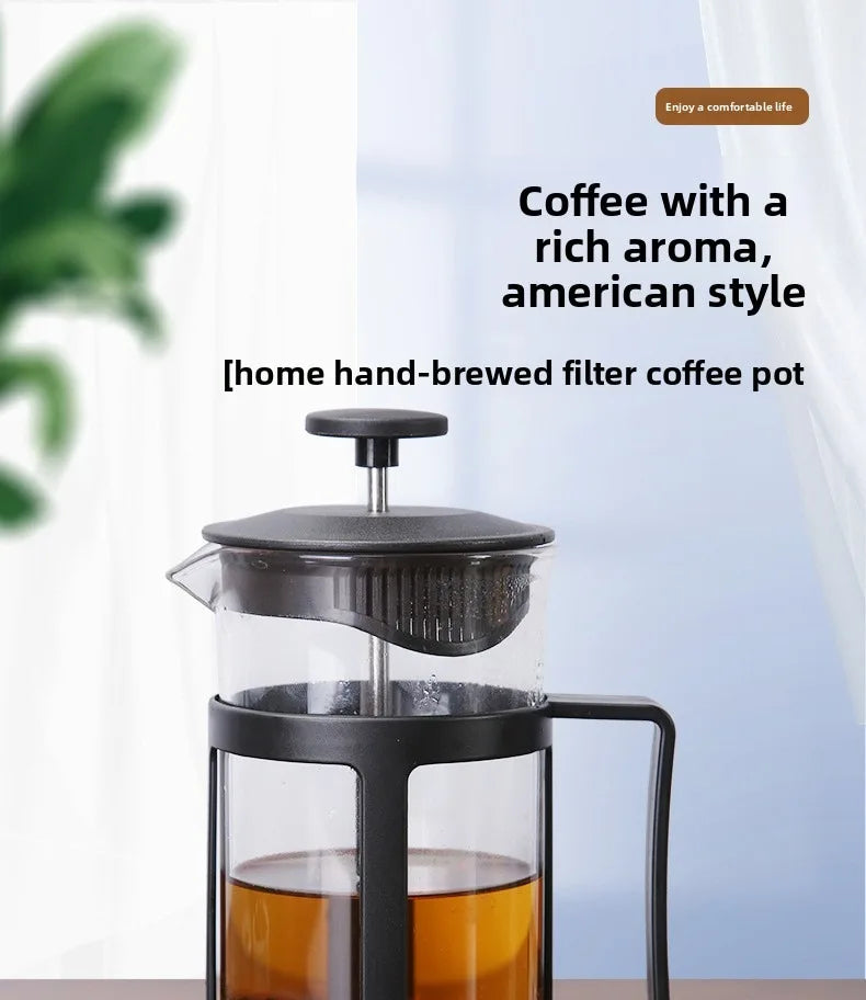 French Press Coffee Maker with Filter Coffee Brewer for Travel Camping