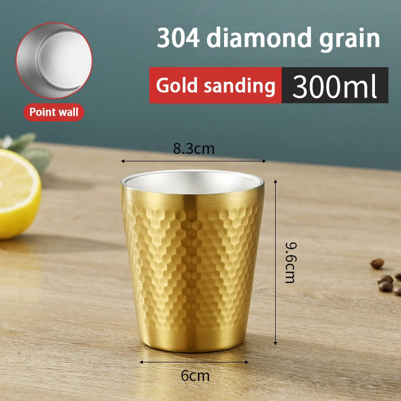 Beer Cup Coffee Cup Korean Cup Diamond Hammer Outdoor Camping Water Cup