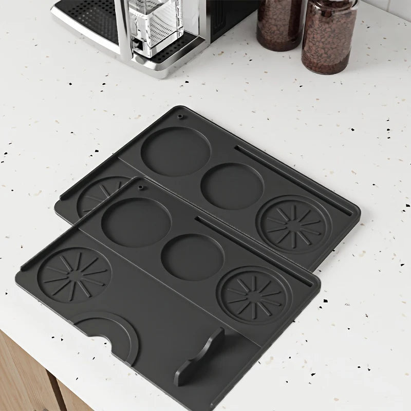 Silicone Coffee Tamper Mat Espresso Distributor Station Portafilter Silicone Pad