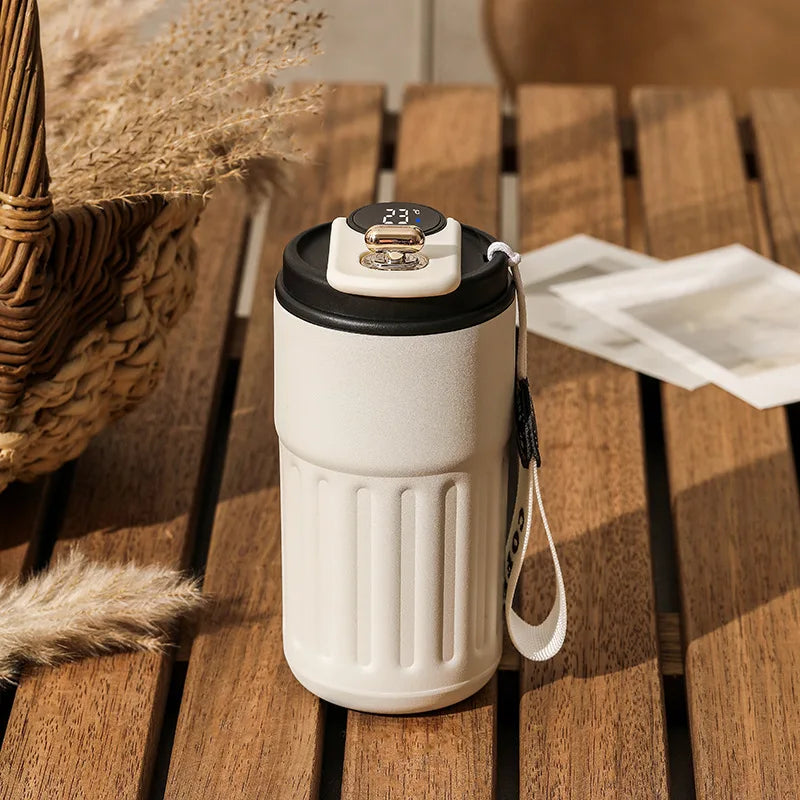 Stainless Steel Thermo Water Bottle LED Temperature Display Coffee cup