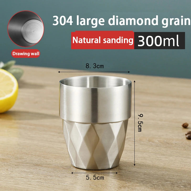 Beer Cup Coffee Cup Korean Cup Diamond Hammer Outdoor Camping Water Cup