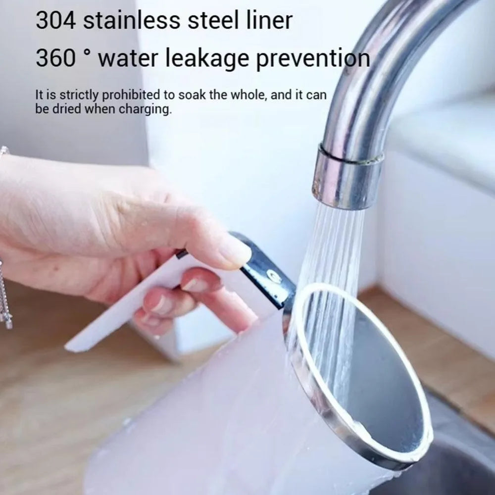 Mini Electric Coffee Cup Rotating Blender With Cover Automatic Mixing Cup Warmer