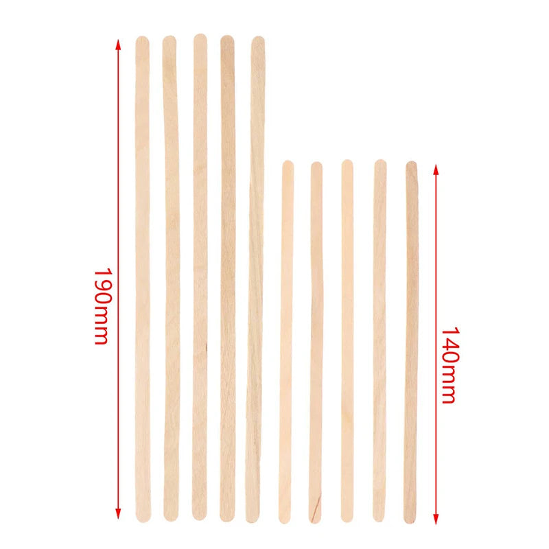 Disposable Wooden Home Use Coffee Stirrers Hot Cold Drinking Stir Beverage