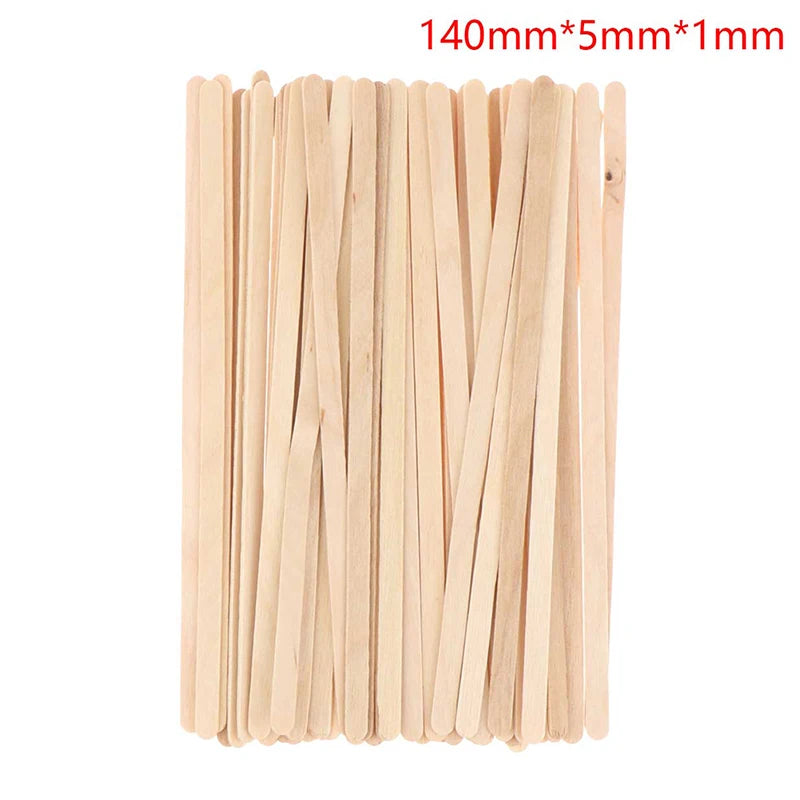 Disposable Wooden Home Use Coffee Stirrers Hot Cold Drinking Stir Beverage
