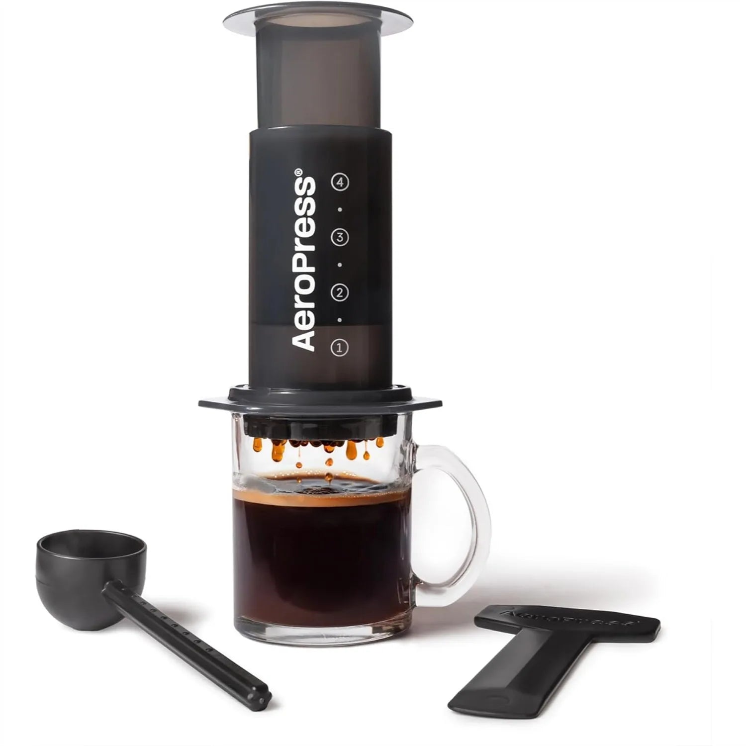AeroPress Original Coffee Press, All-in-One French Press & Pour-Over Manual