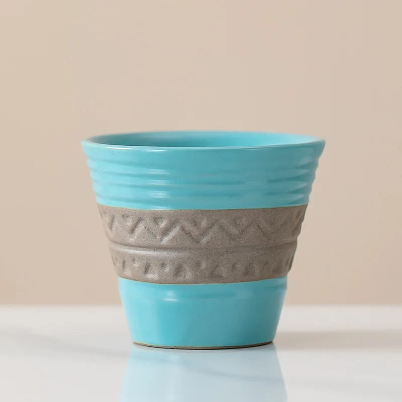 Coffee Cup Small Vintage Coarse Ceramic Concentrated Latte Cup Ceramic Tea Cup