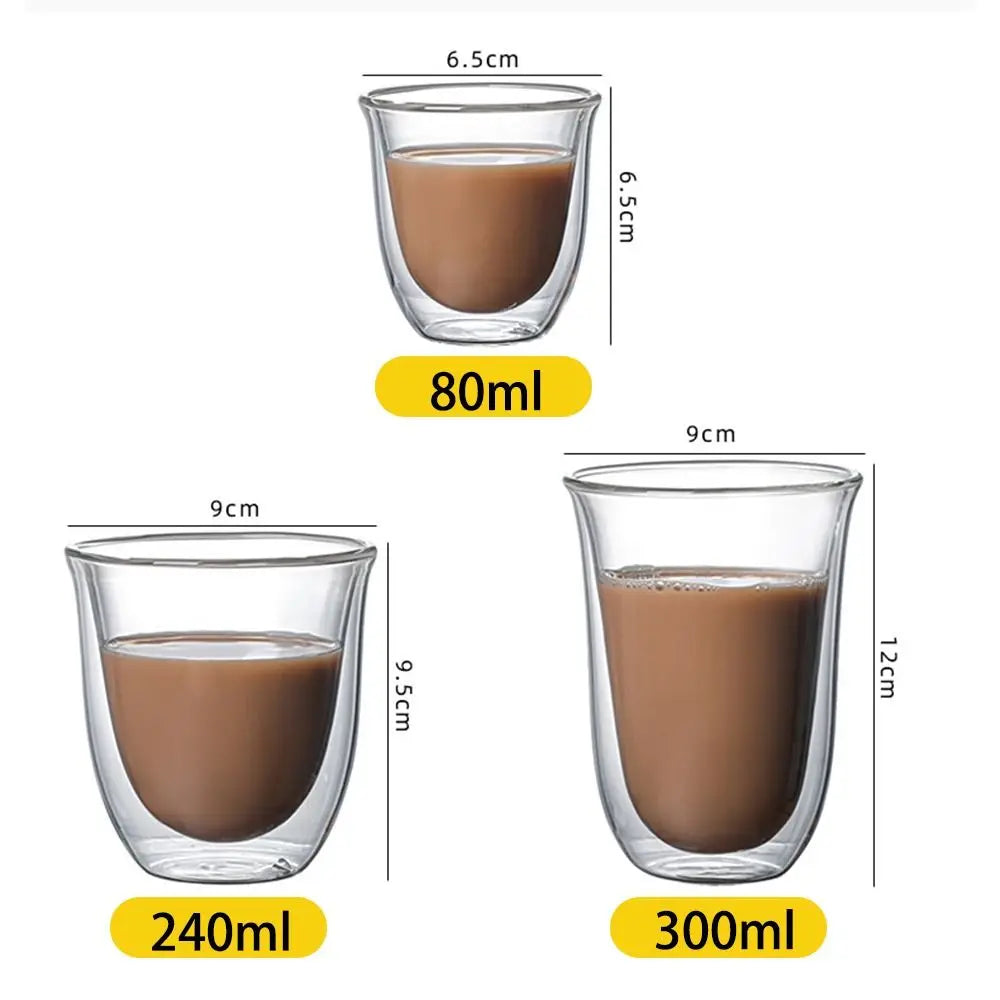 Cup Breakfast Mug High Borosilicate Insulated Coffee Tea Cup Tea Drink Cups
