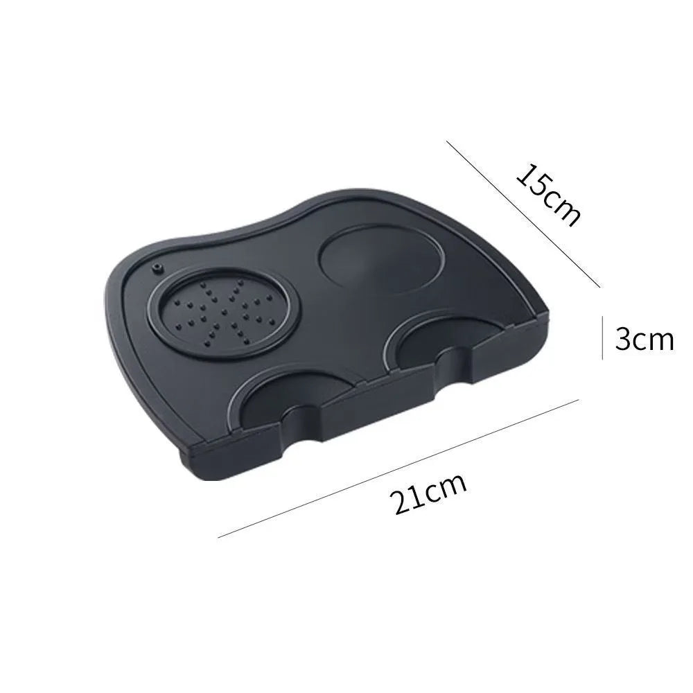 Coffee Tamper Mat Non-Slip Espresso Silicone Pad Cafe Barista Tools