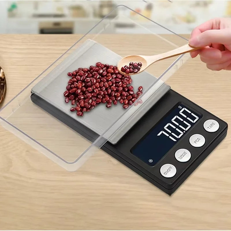 Jewelry Scale Mini Electronic Pocket Weighing Device for Home  Kitchen