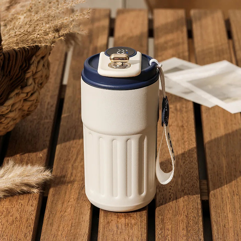Stainless Steel Thermo Water Bottle LED Temperature Display Coffee cup
